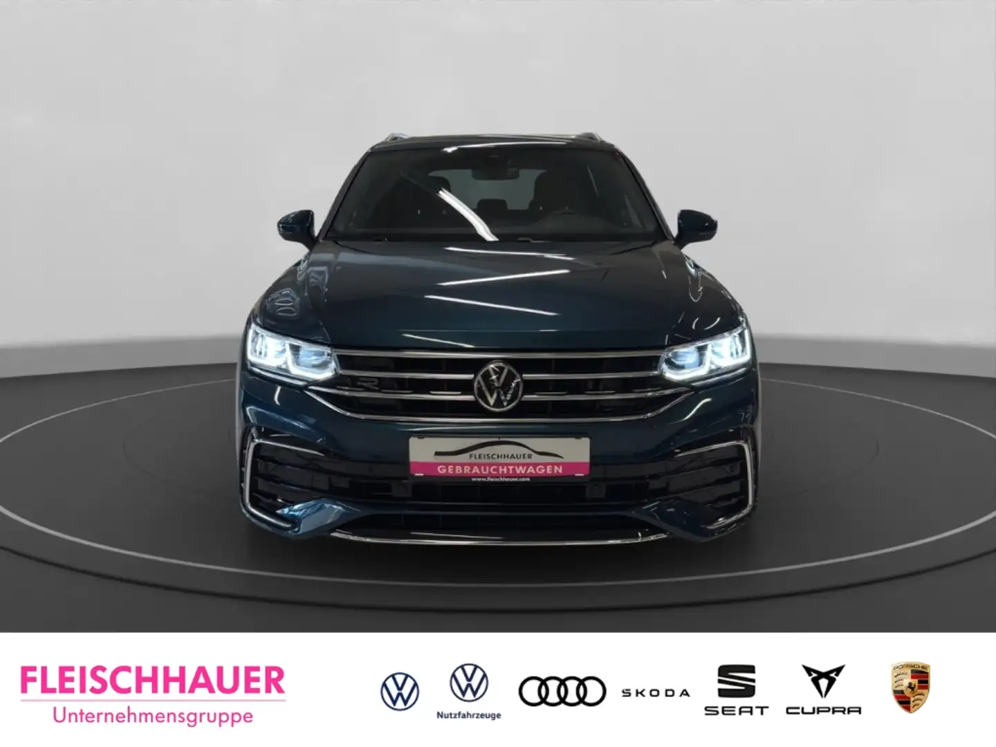 Volkswagen Tiguan R-Line 1.5 TSI Matrix+Navi+AHK+20''+Kamera+App-con Blau - 2