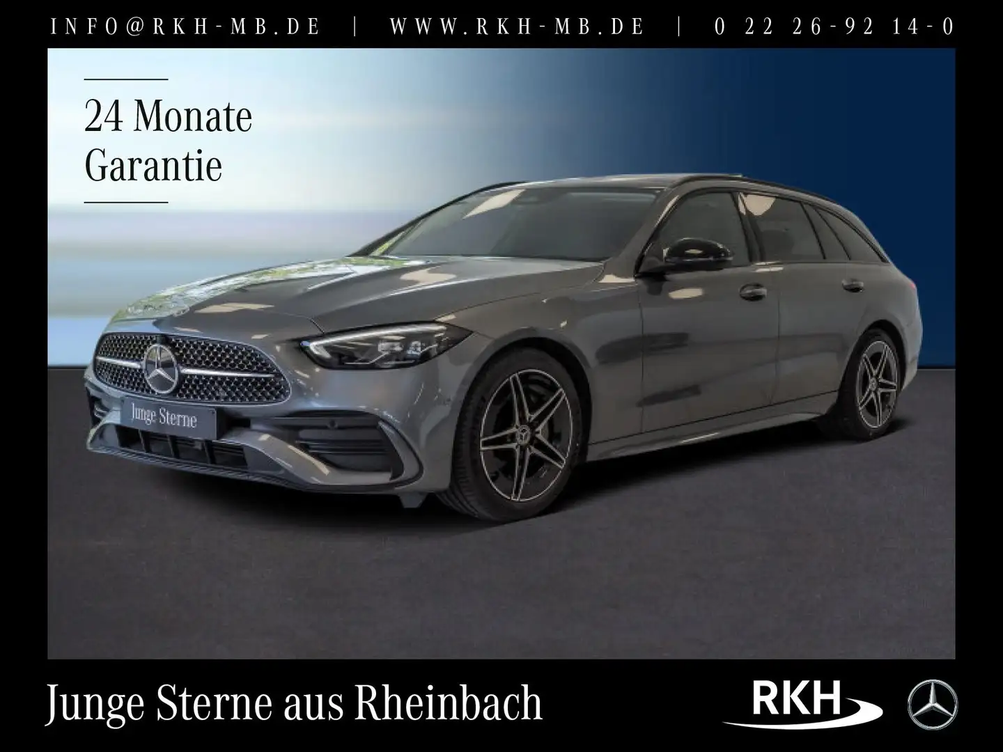 Mercedes-Benz C 180 C 180 T-Mod AMG Line 9G/Night/Pano/Kamera/Memory Grau - 1