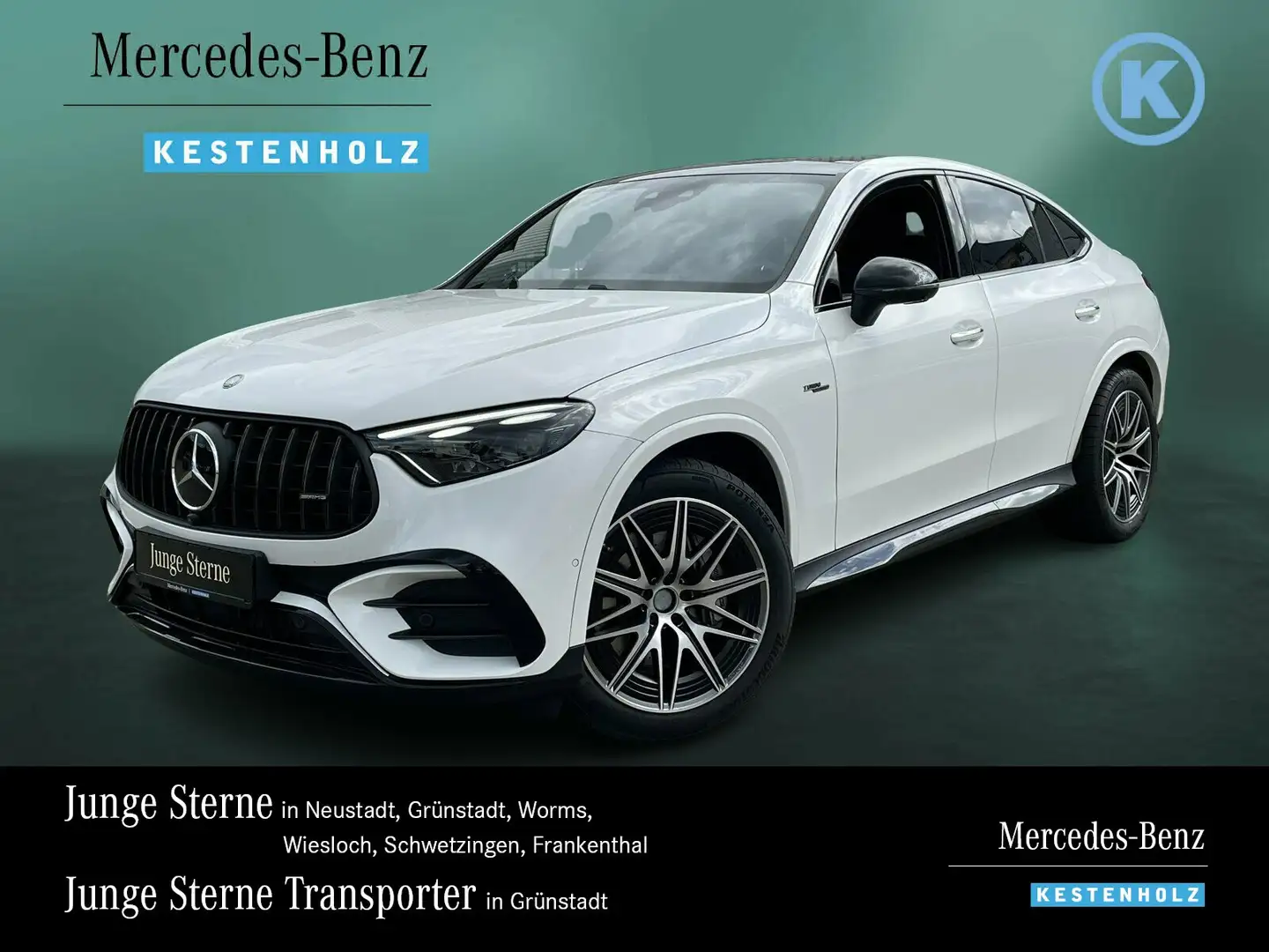 Mercedes-Benz GLC 43 AMG GLC 43 AMG 4M NIGHT+STHZ+AHK+DISTR+PANO+BURM+HUD Weiß - 1