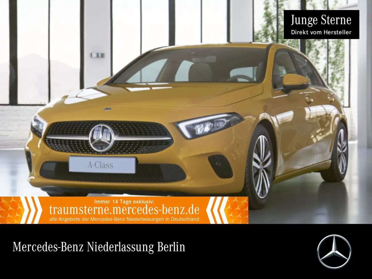 Mercedes-Benz A 250 e STYLE+LED+KAMERA+8G Gelb - 1