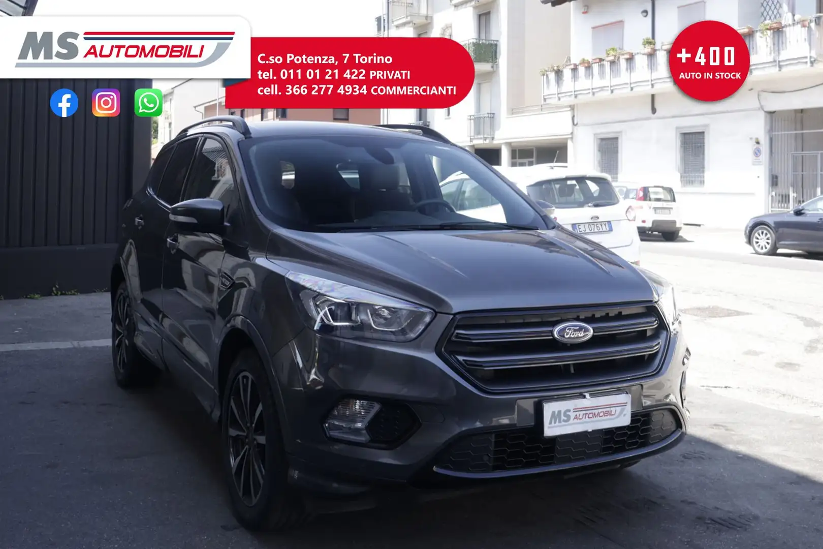 Ford Kuga Ford Kuga 2.0 TDCI 120 CV S&S 2WD ST-Line 88KW AN Grigio - 1