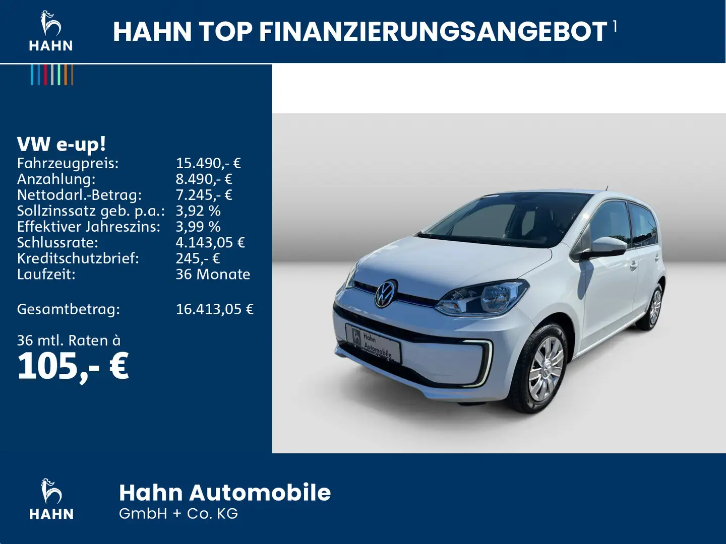 Volkswagen e-up! Move UP! Climatr GRA Bluetooth CAM Sitzhzg Blanc - 2