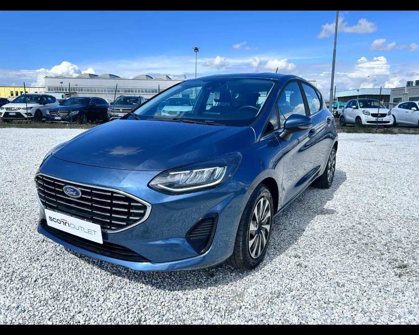 Ford Fiesta 5 Porte 1.0 EcoBoost Hybrid Titanium Azul - 1