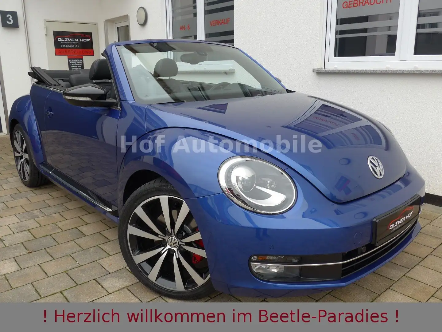 Volkswagen Beetle 2.0TSI DSG Exclusive Sport orig. 19.840km Blau - 1