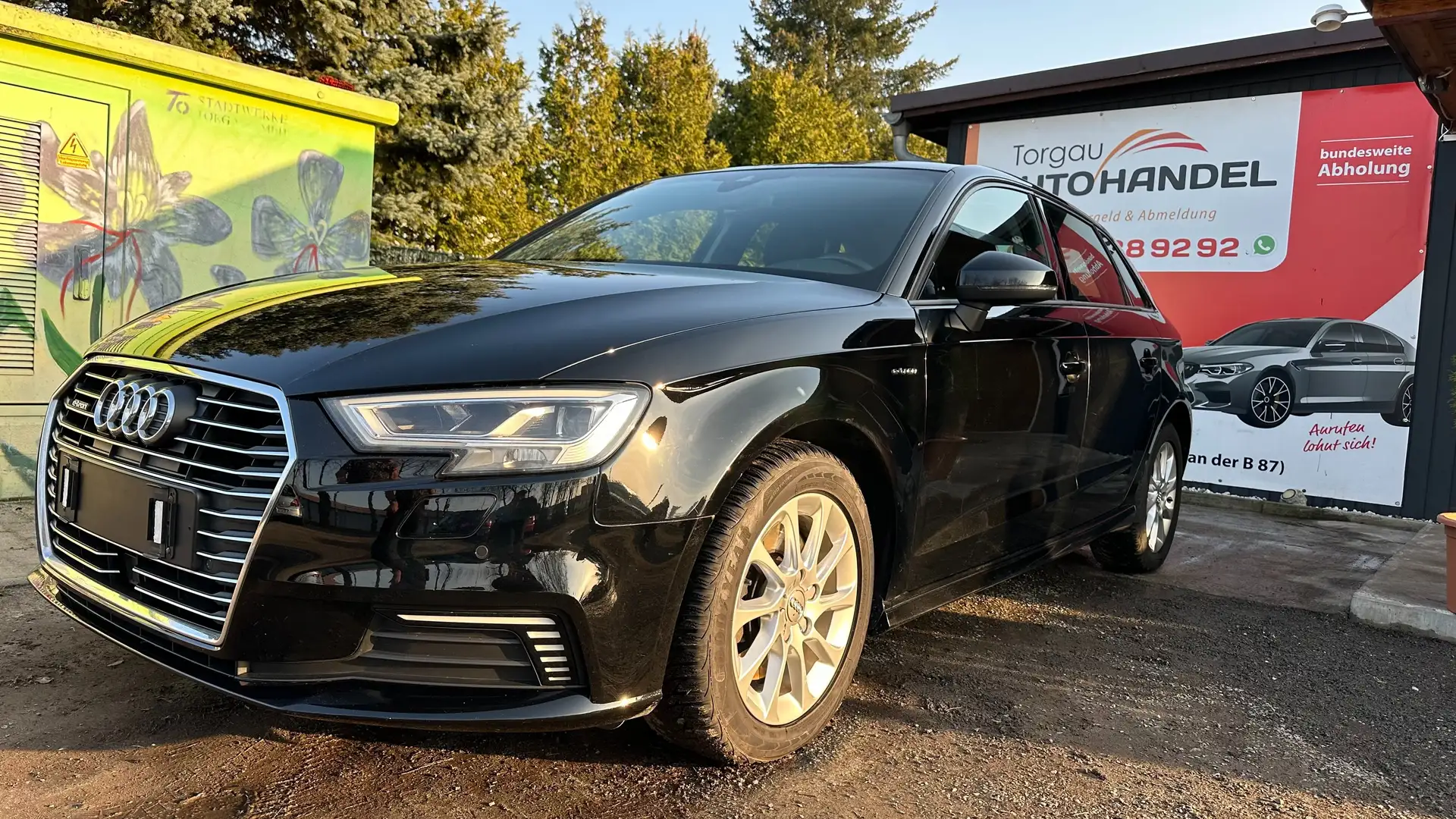 Audi A3 e-tron basis/TÜV-HU12-26/SHK./SHZ./8 x Bereift. Schwarz - 1