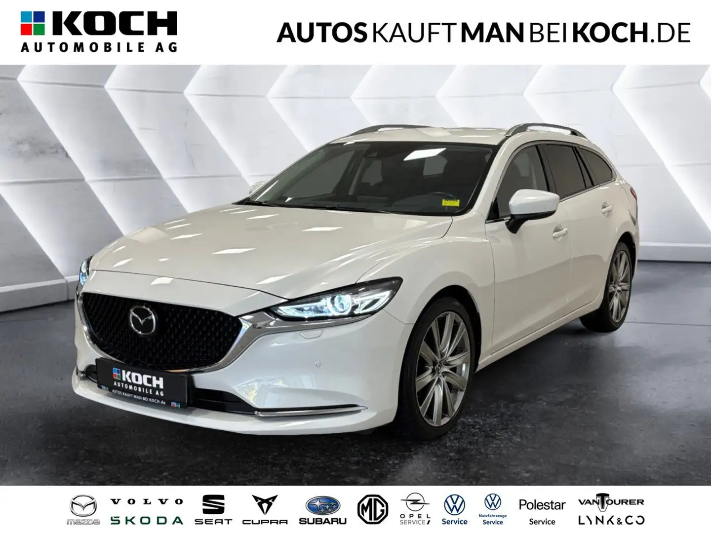 Mazda 6 SK SKY-G 15 FWD EXCLUSIVE-Line NAVI LED ACC Blanc - 1