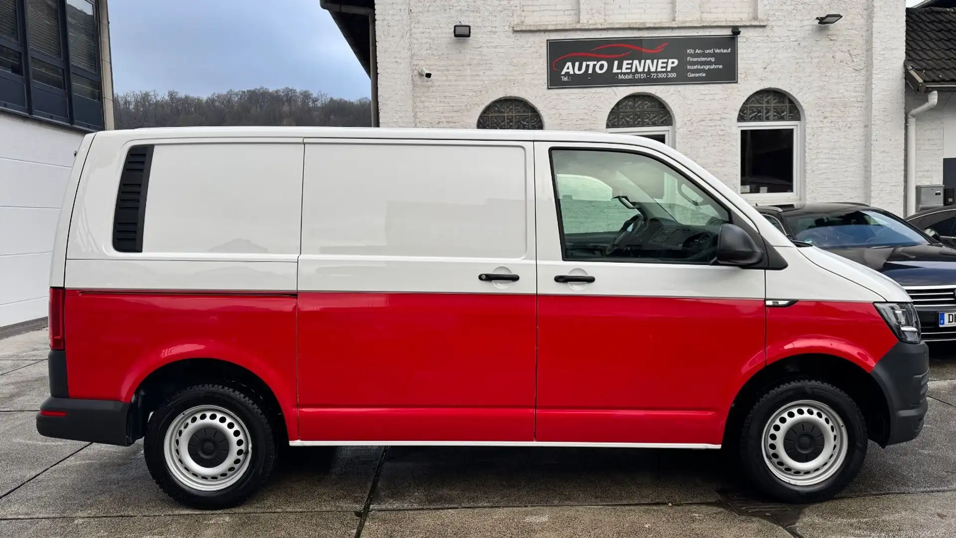 Volkswagen T6 Transporter T6 Kasten*2Hd*AHK*Standheizung*Klima*PDC* Blanc - 2