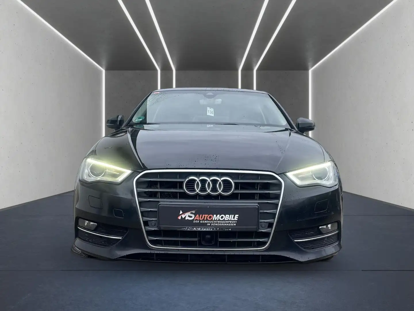 Audi A3 ambition+ACC+BI-XENON+PDC+NAVI+SCHECKHEFT Noir - 2