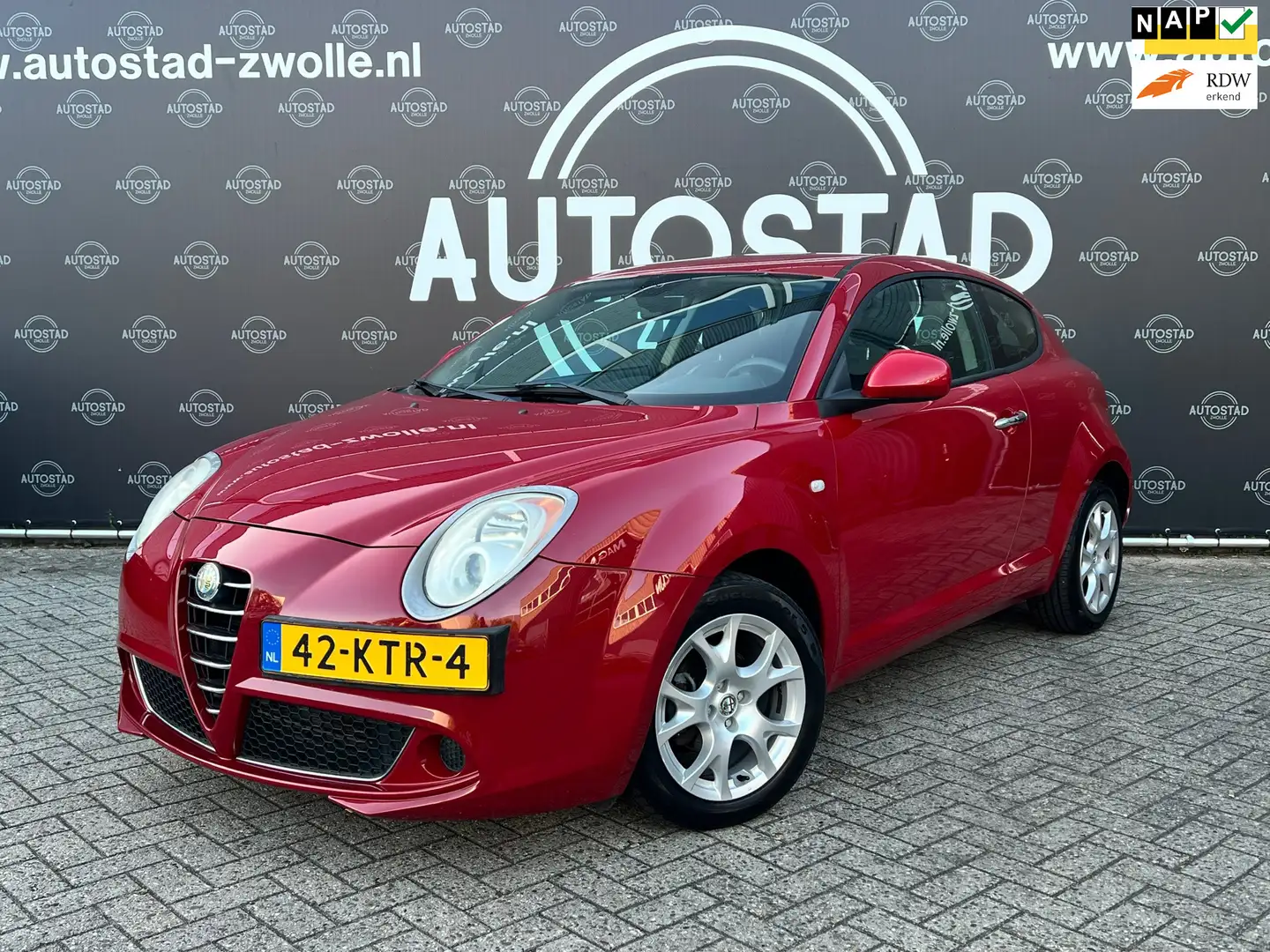 Alfa Romeo MiTo 1.4 Progression NL-Auto/1ste Eigenaar/NAP/APK/Airc Rood - 1