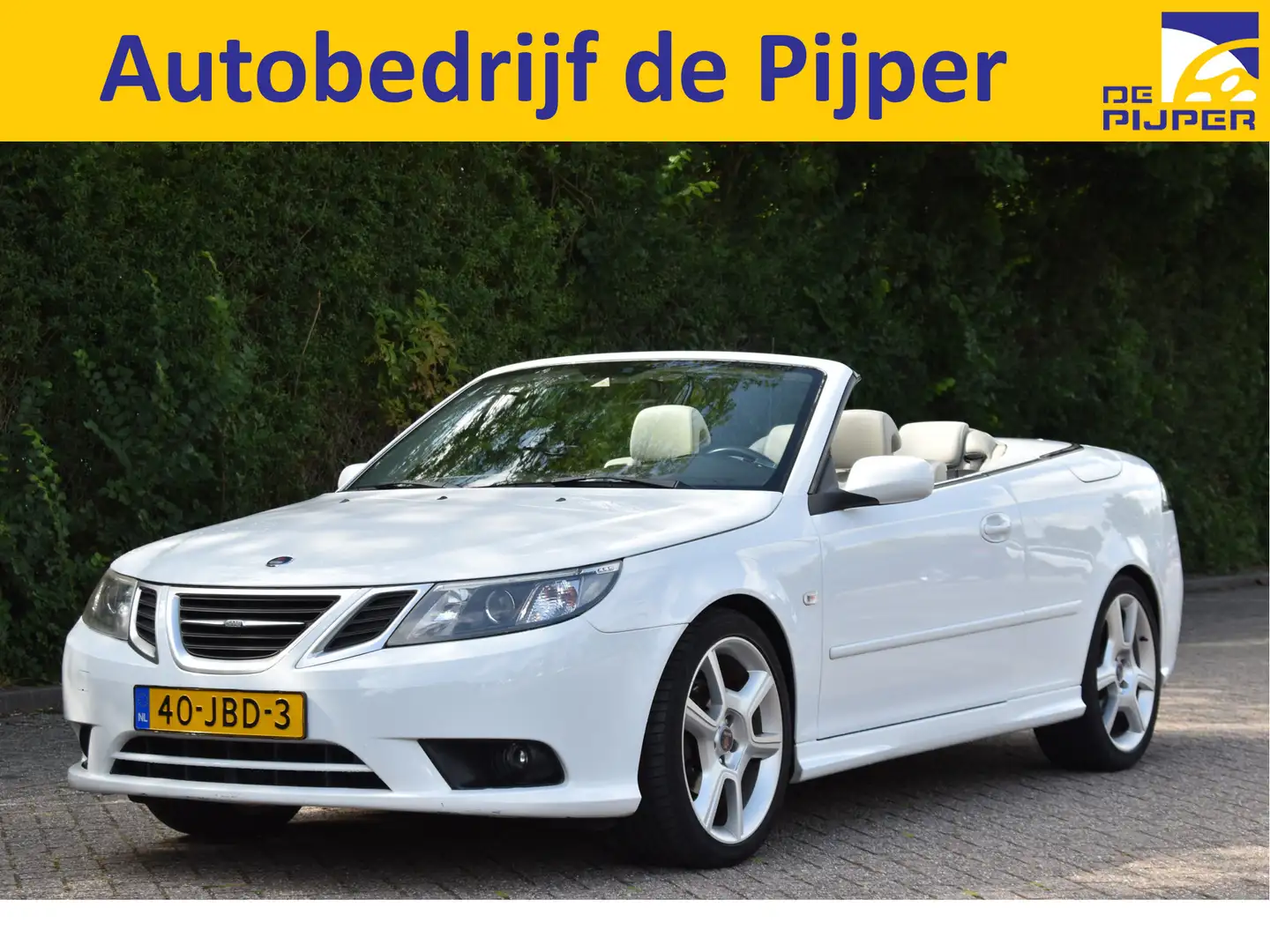Saab 9-3 Cabrio 1.8t Vector 150 PK | NL-Auto | 2e eigenaar Biały - 1