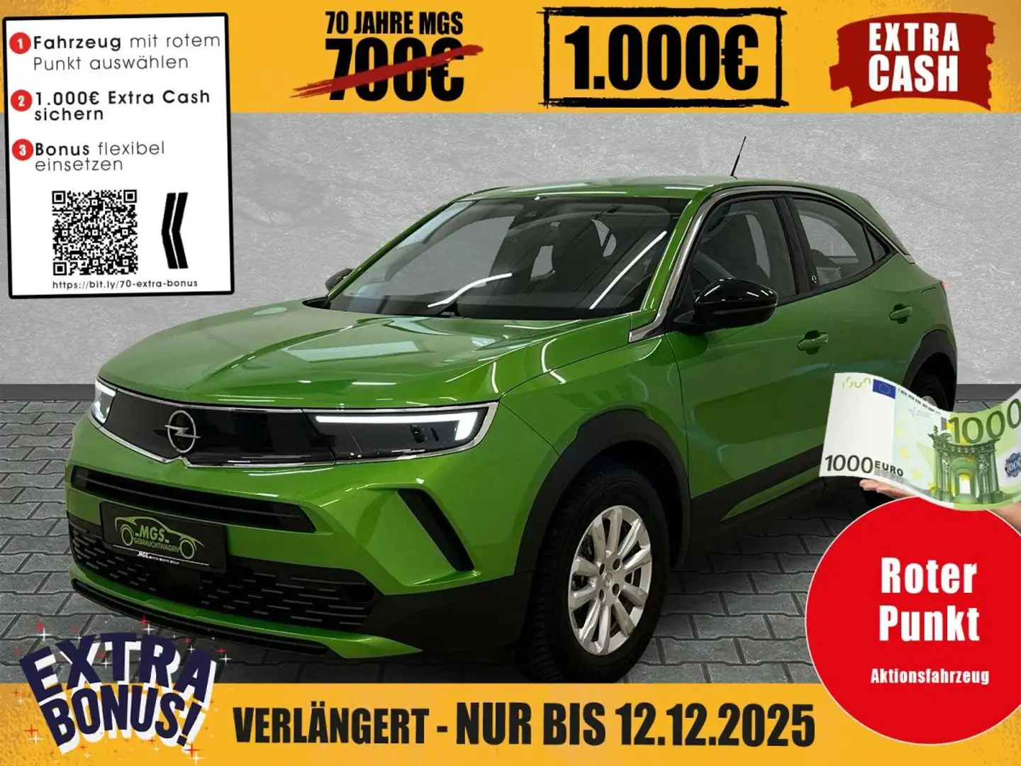 Opel Mokka-E Mokka e Basis DAB #BT #Metallic #LED Groen - 1