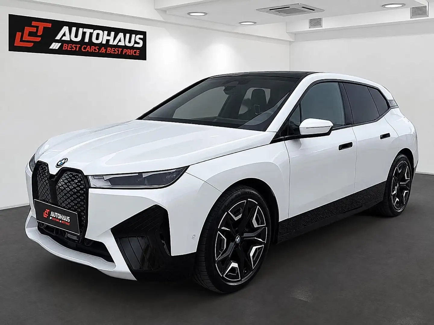 BMW iX xDrive40 | 1.BESITZ | MwSt.AUSW |HEAD-UP-DISPLAY | Weiß - 1