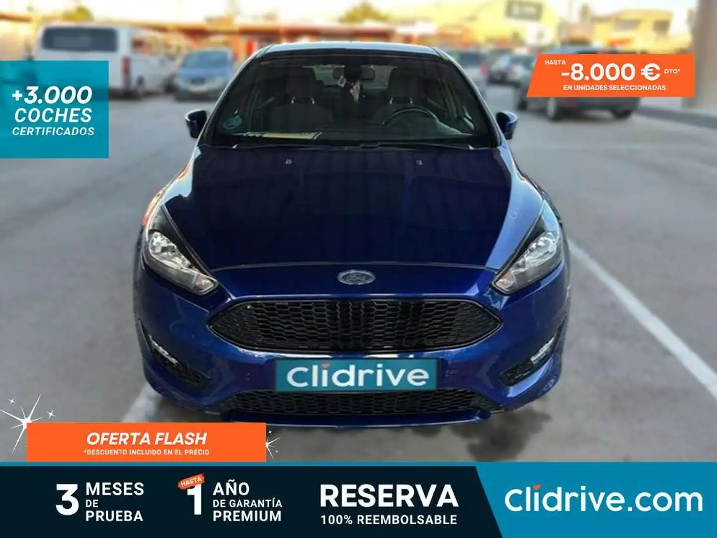 Ford Focus 1.0 Ecoboost Titanium 125 Bleu - 1