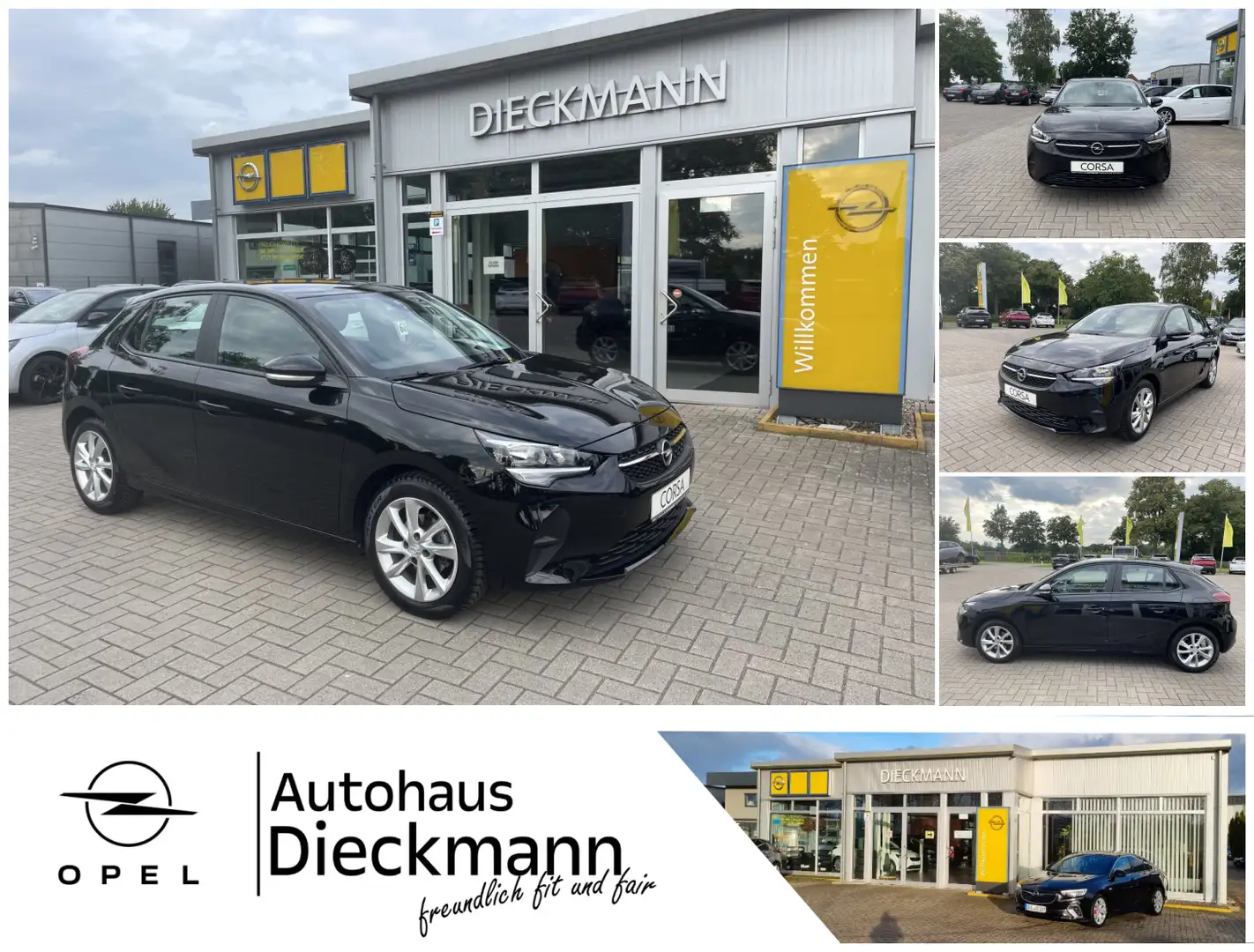 Opel Corsa-e dition SHZ PDC LM Klima BT Touchscreen Schwarz - 1