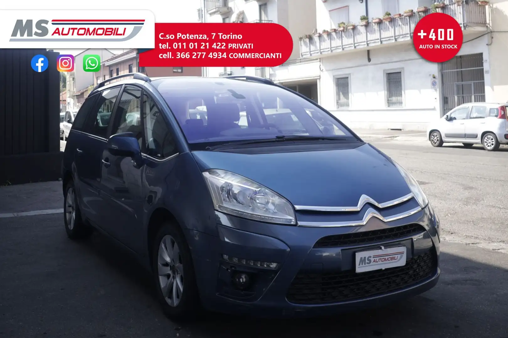 Citroen C4 Picasso Citroën C4 Picasso 1.6 HDi 110 Business Unicoprop Blue - 1