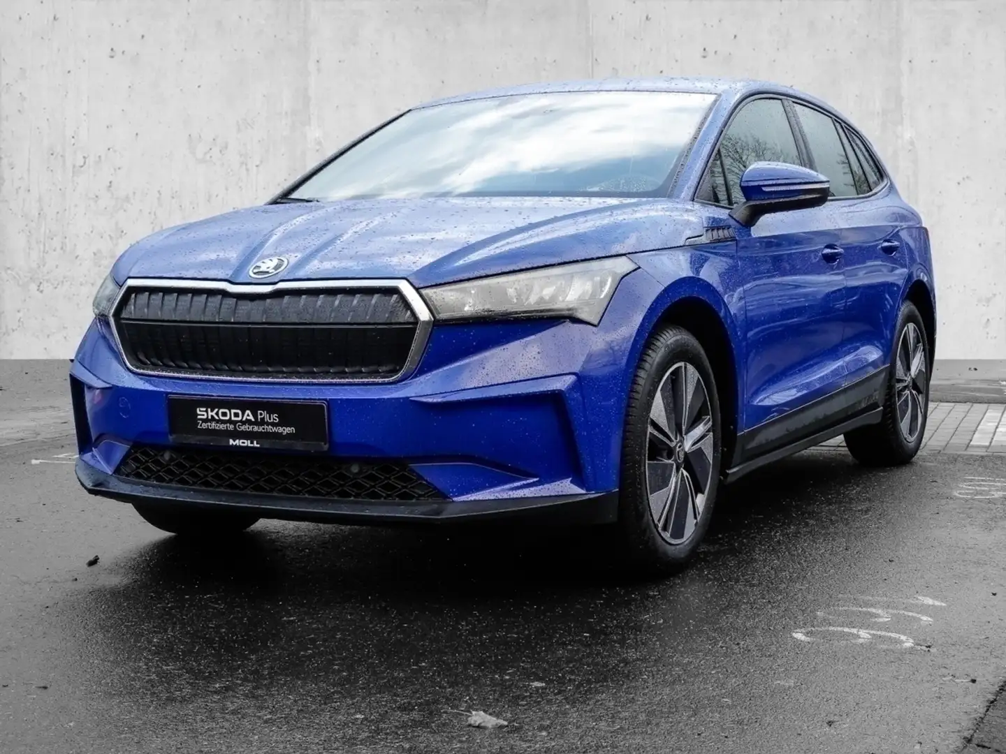Skoda Enyaq 50 NAVI LED LM SPURH KLIMAA SOUNDSYS VICO Bleu - 2