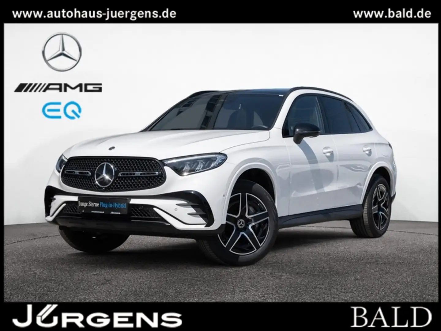 Mercedes-Benz GLC 300 de 4M AMG-Sport/Pano/AHK/Night/Distr/19" Blanc - 2