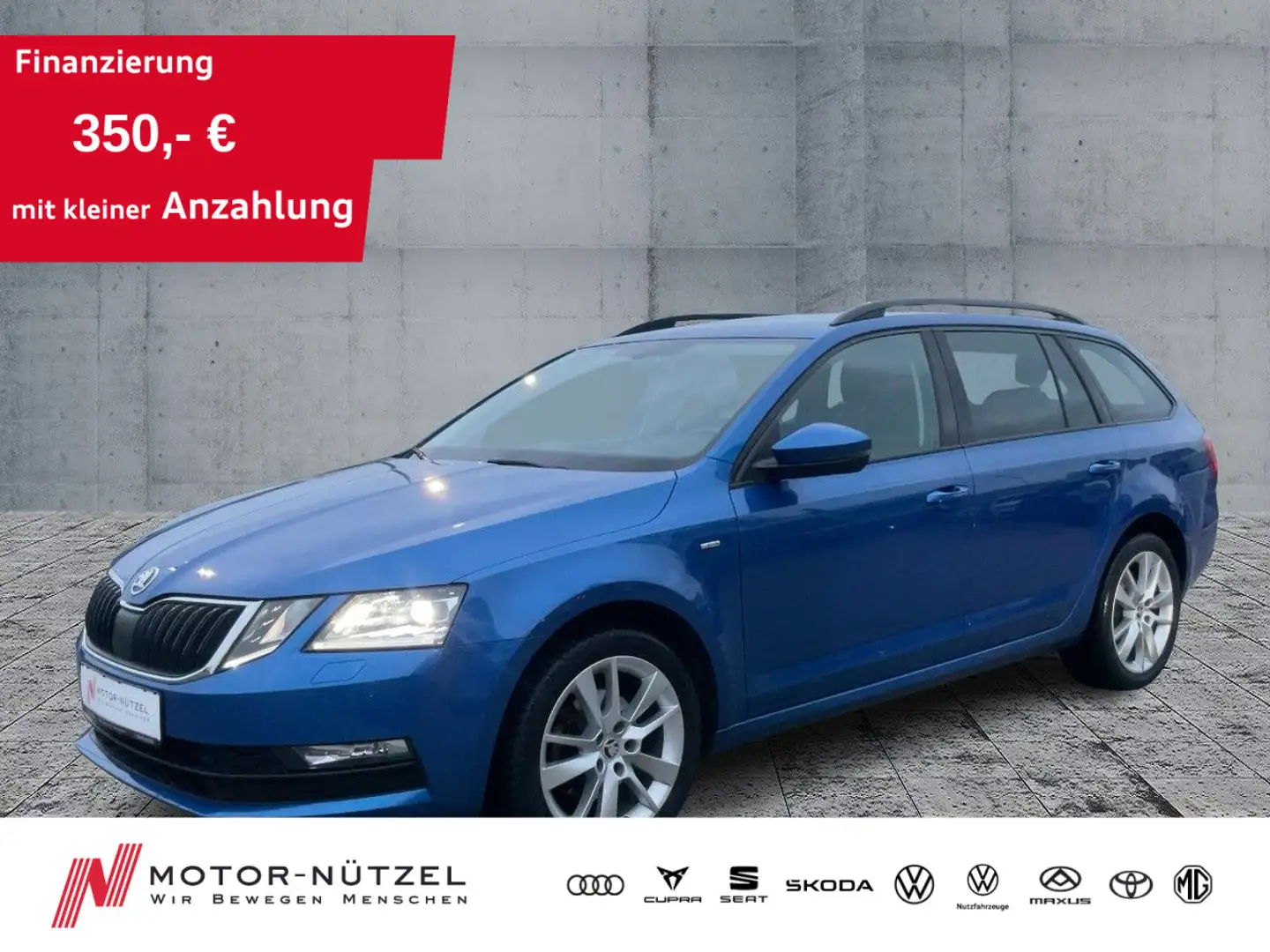 Skoda Octavia Combi 1.5 TSI CLEVER LED+NAV+SHZ+PDC+DAB Blau - 1