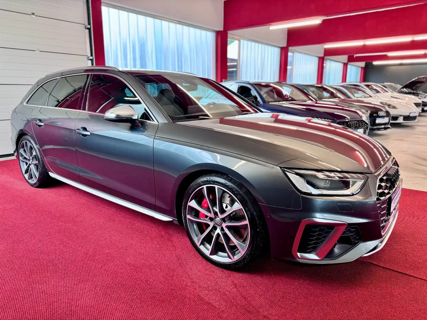 Audi S4 TDI Avant Virtual ACC 360°HeadUp Raute Matrix Gris - 2