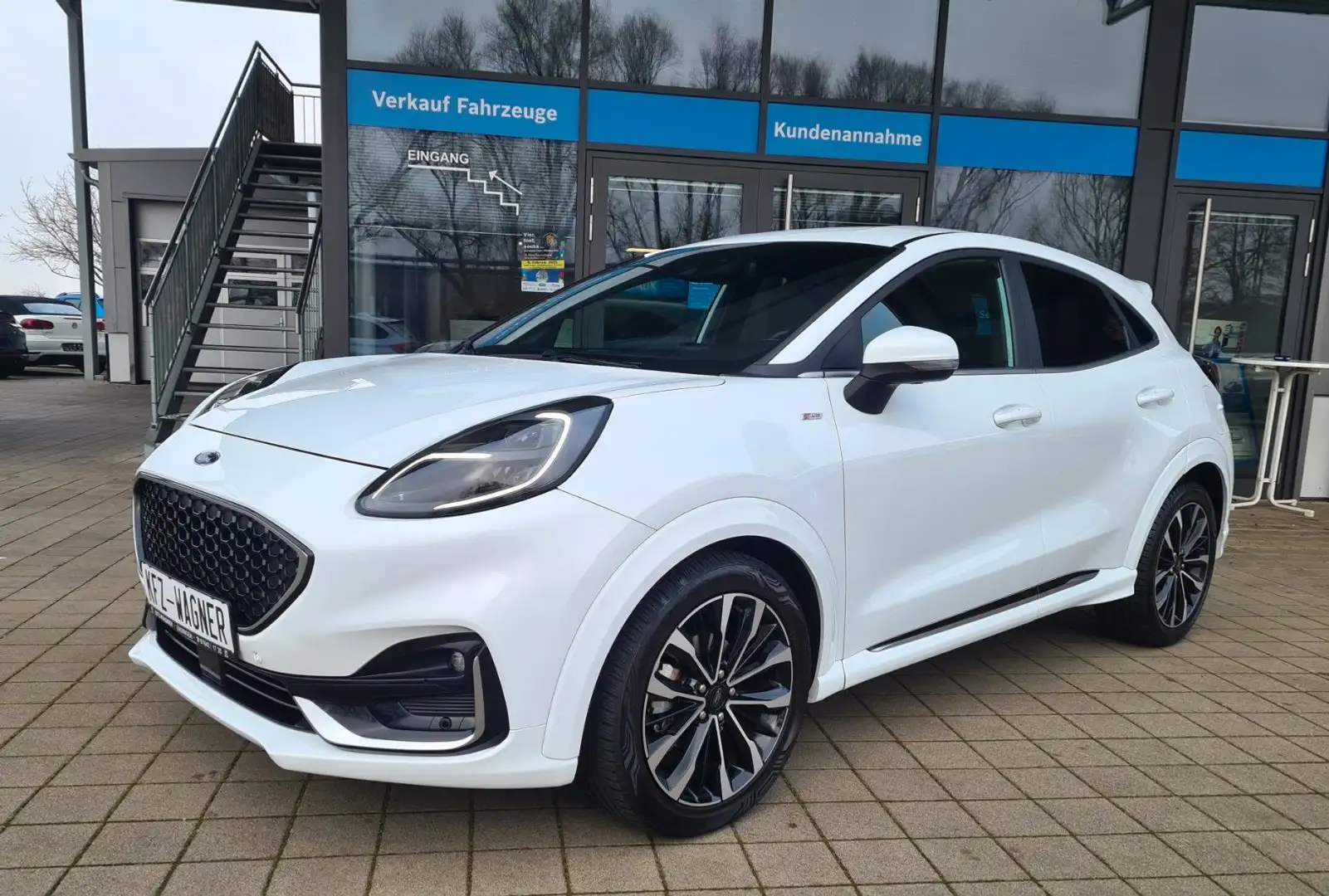 Ford Puma ST-Line Vignale HYBRID B&O LED NAVI Blanc - 1