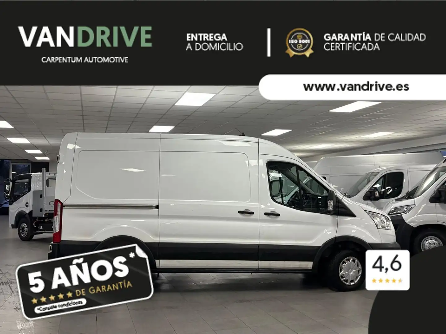 Ford Transit 310 96kW L2H2 Van Trend FWD MHEV Blanc - 2