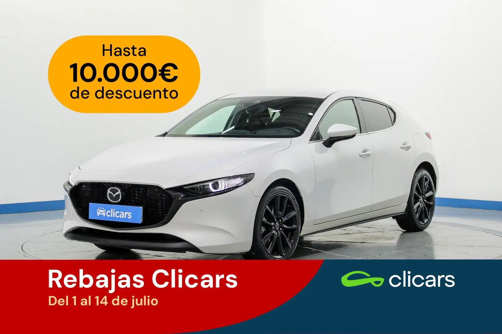 Mazda 3 2.0 Skyactiv-X Zenith-X Aut. 132kW Blanco - 1