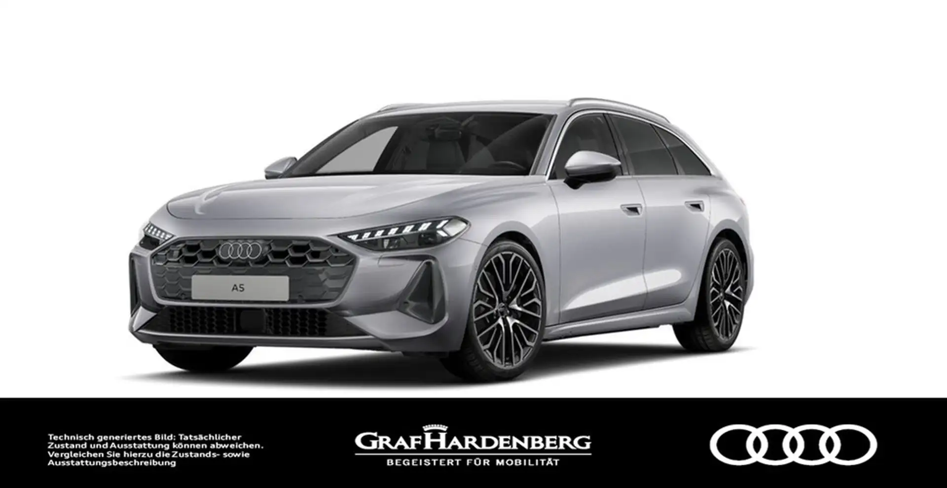 Audi A5 Avant TFSI . Virt.Cockpit LED Navi ACC AHK Silber - 1
