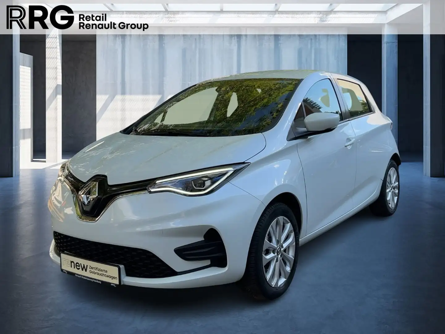 Renault ZOE Zoe R110 Z.E. 50 Experience Batteriekauf  Klima + Ganzjahresreifen + DAB Weiß - 1