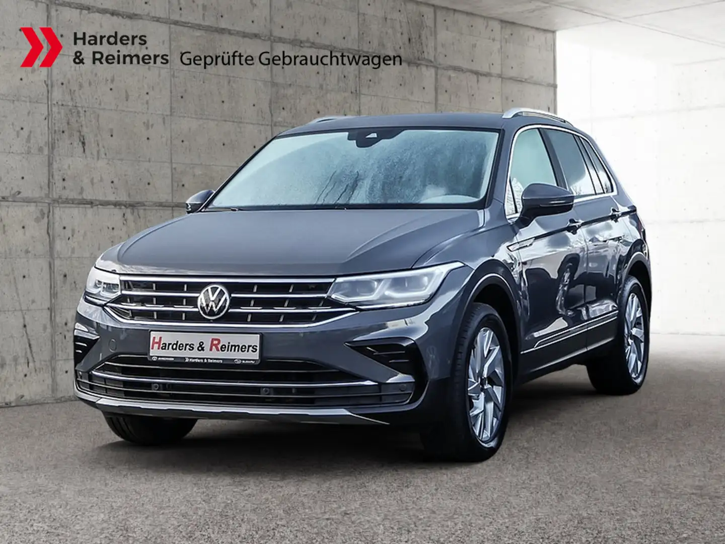 Volkswagen Tiguan 2.0 TDI Elegance 4MOTION MATRIX-LED Grau - 1