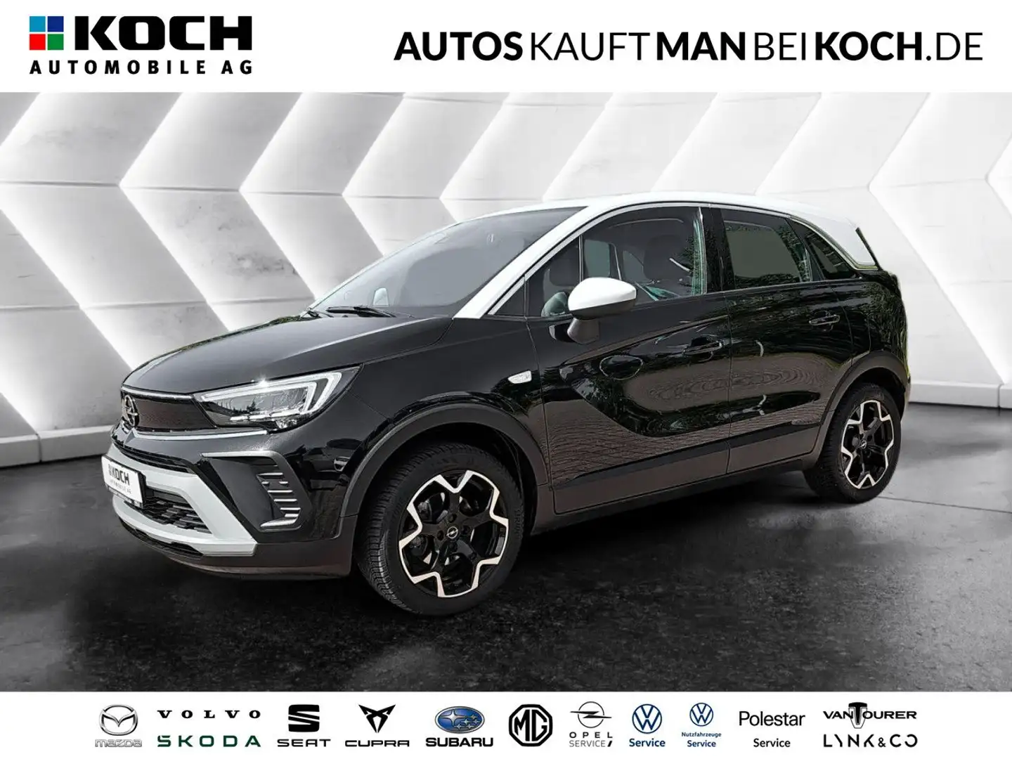 Opel Crossland 1.2 Turbo Elegance AHK NAVI KLIMA LED Schwarz - 1