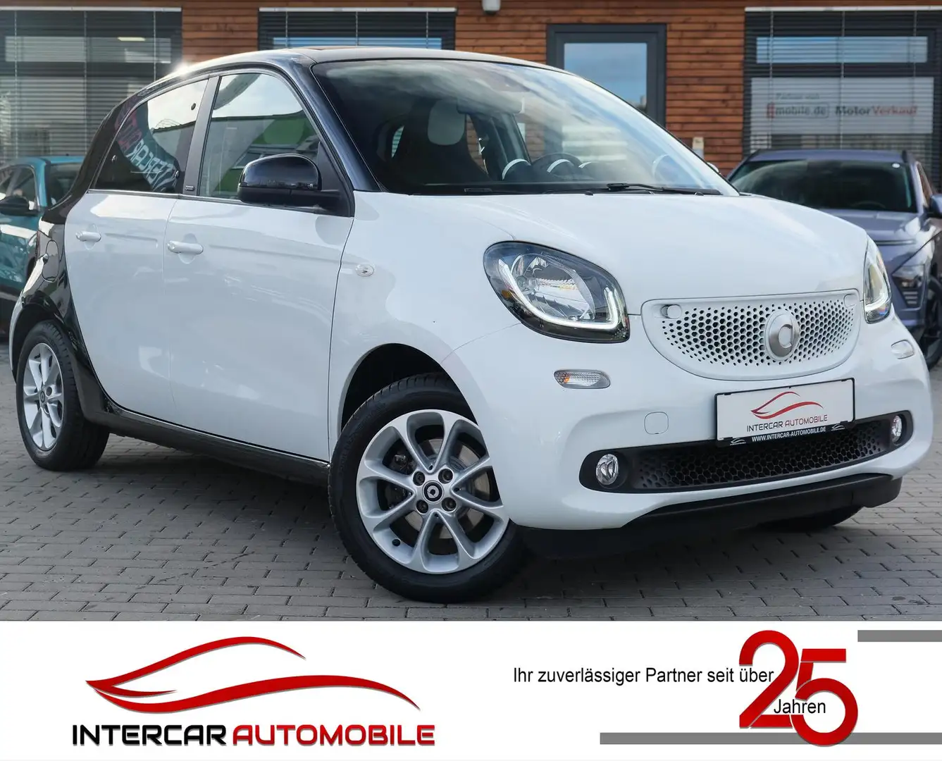 smart forFour 0.9 Turbo Passion |LED|Sitzhz.|Pano|PDC Weiß - 1