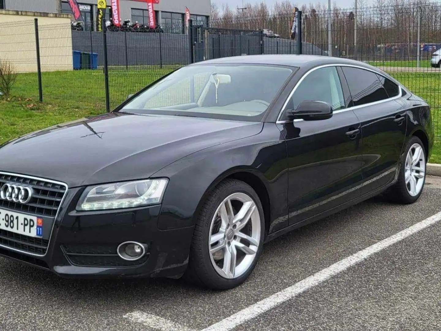 Audi A5 2.7 V6 TDI 190 DPF S line Noir - 1