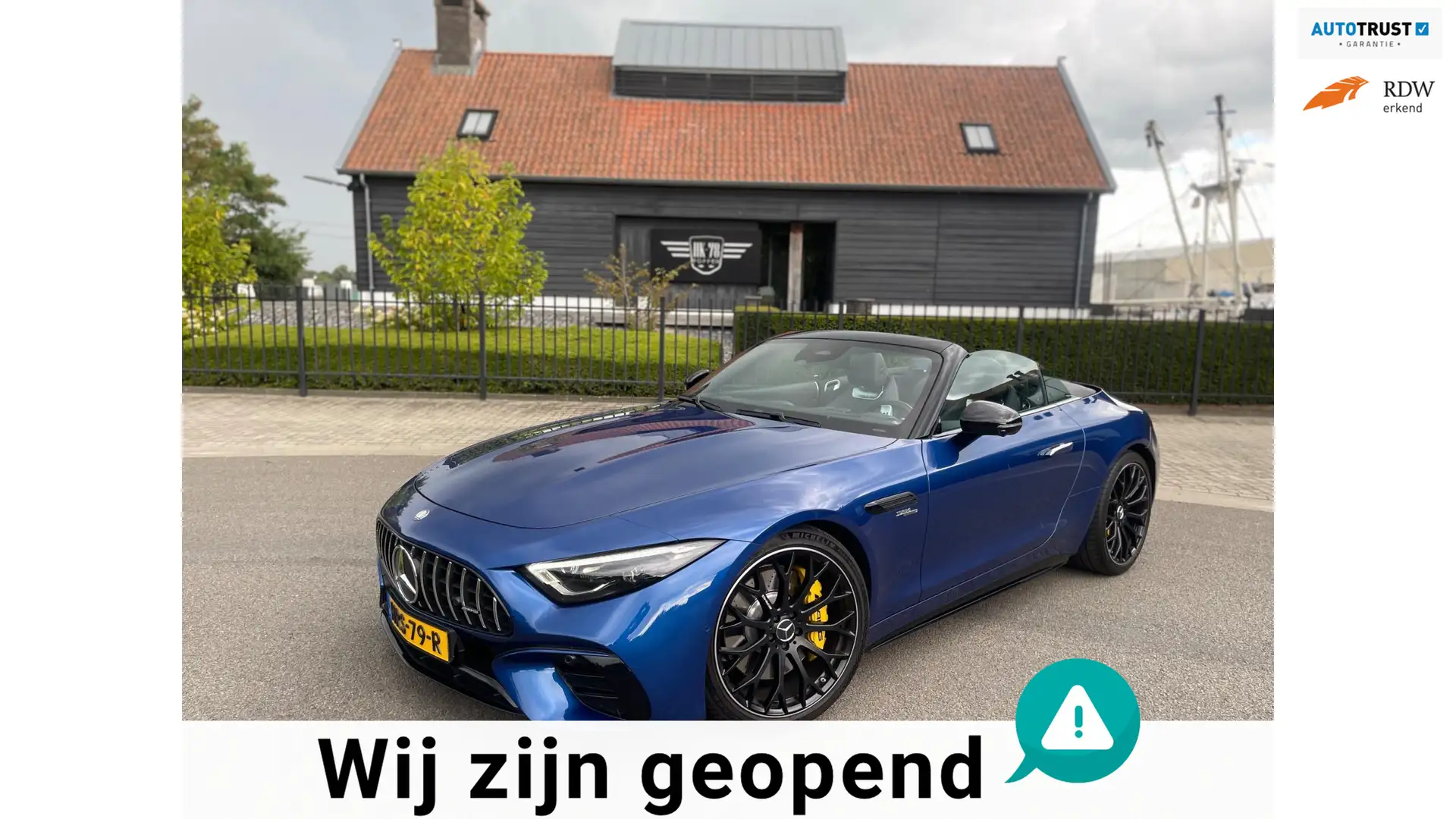 Mercedes-Benz SL Roadster AMG 43 V8-STYLING*NIGHT-PAKET*BURMESET HEAD-UP 21"AMG Blau - 1