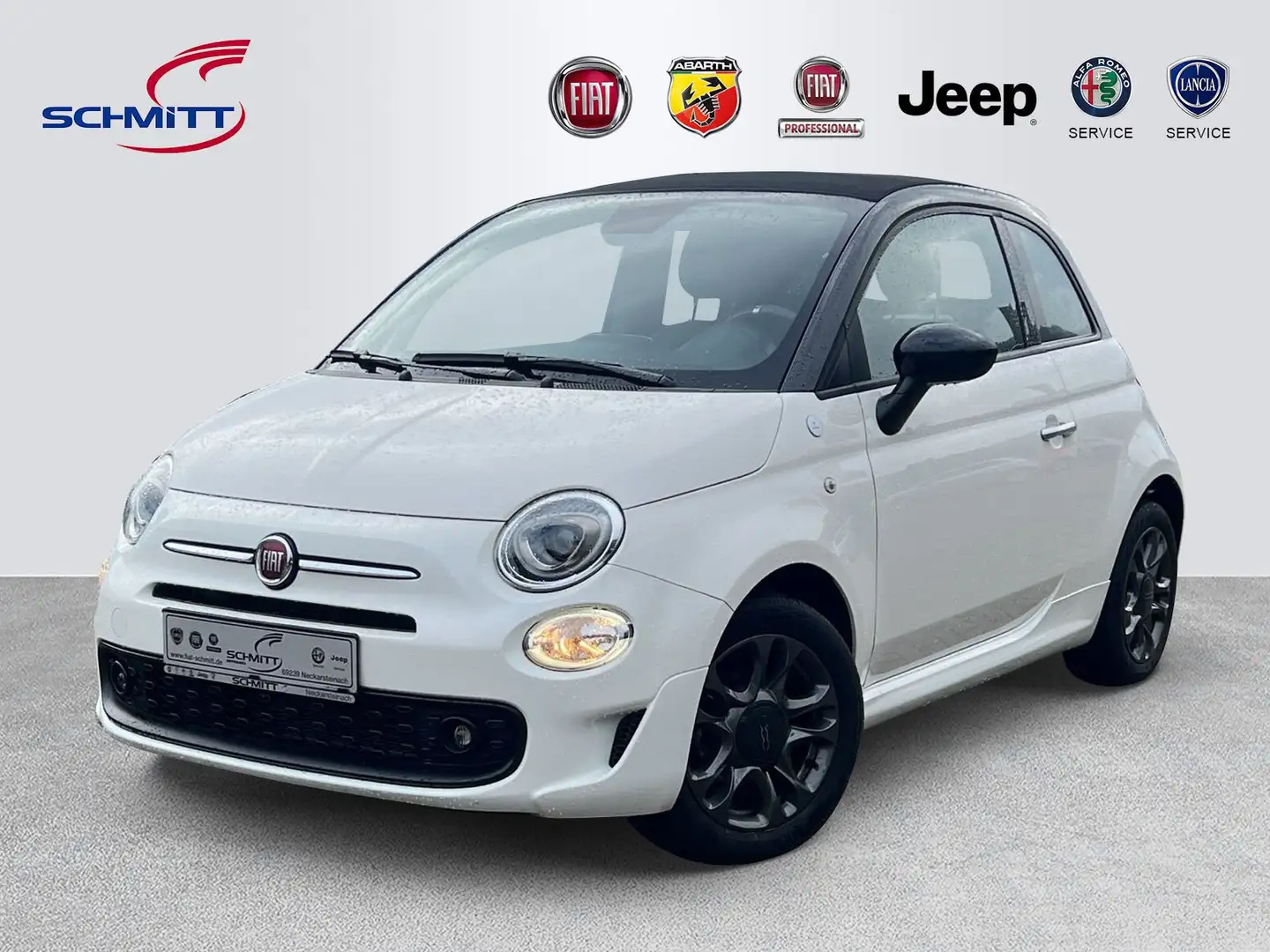 Fiat 500C Hey Google Weiß - 1