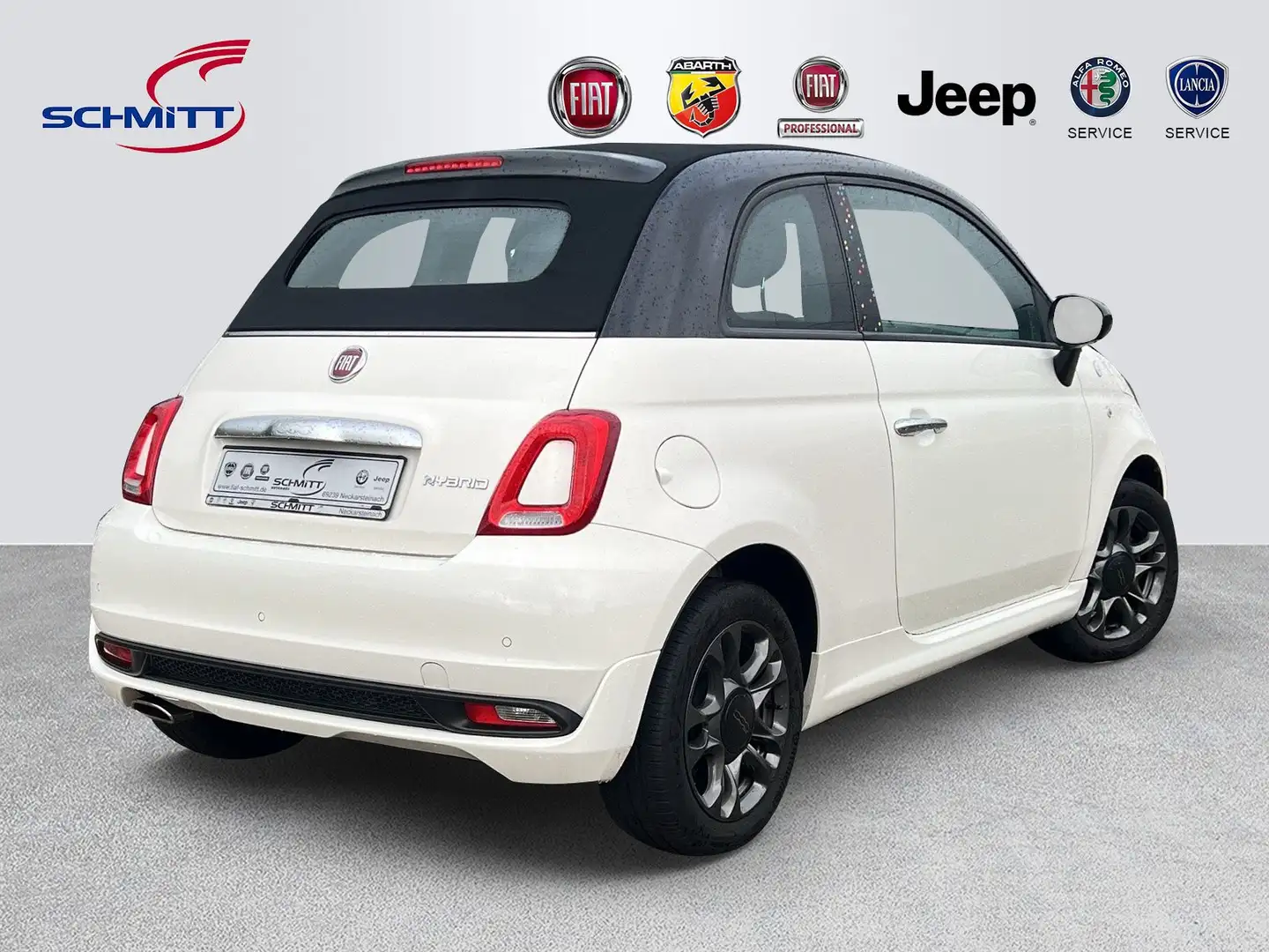 Fiat 500C Hey Google Weiß - 2