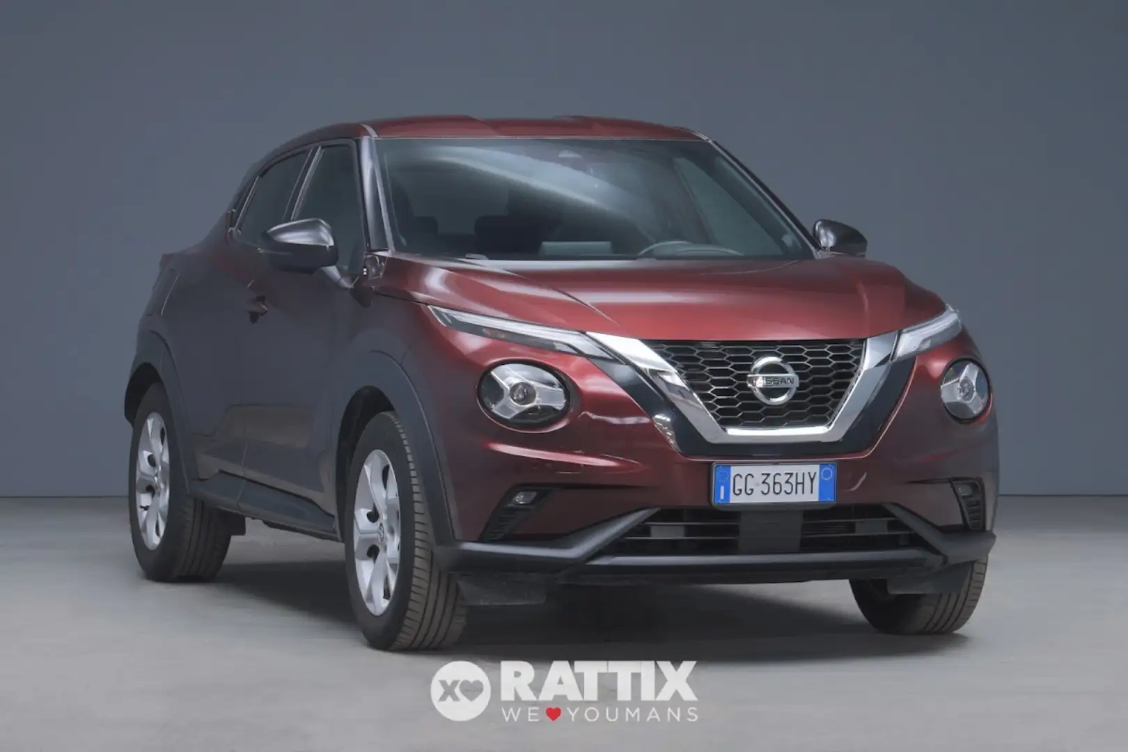 Nissan Juke 1.0 dig-t 114CV N-Connecta Rood - 1
