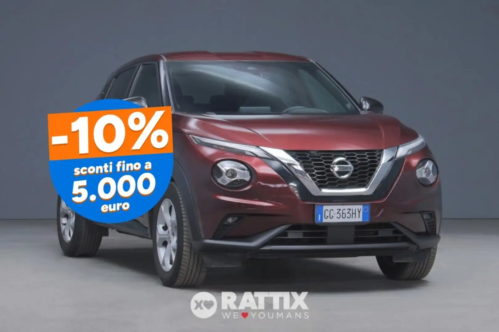 Nissan Juke 1.0 dig-t 114CV N-Connecta Rosso - 1