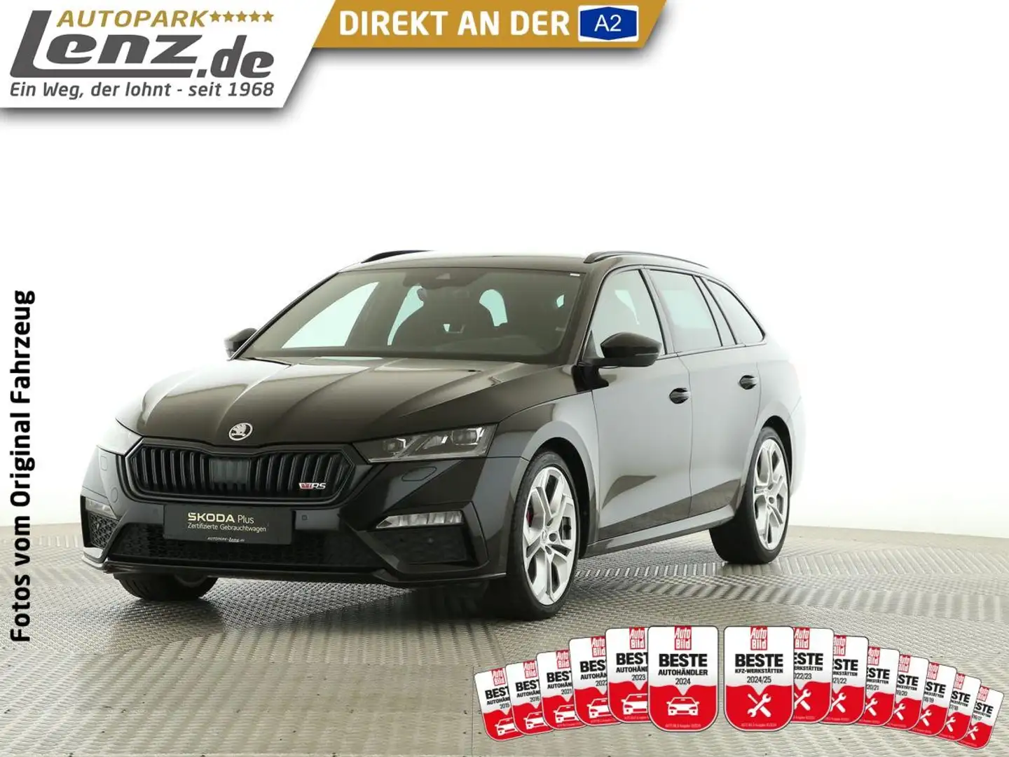 Skoda Octavia Combi RS   Matrix Navi SHZ HUD Smartlink Schwarz - 1