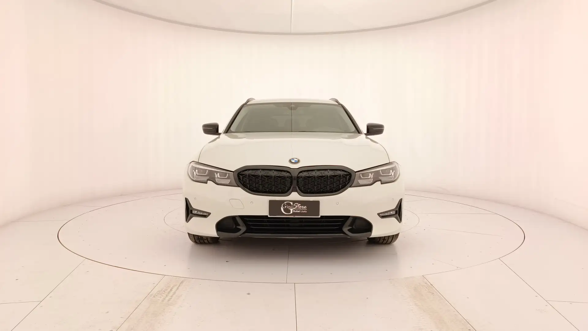 BMW 320 d Touring Sport auto Blanc - 2