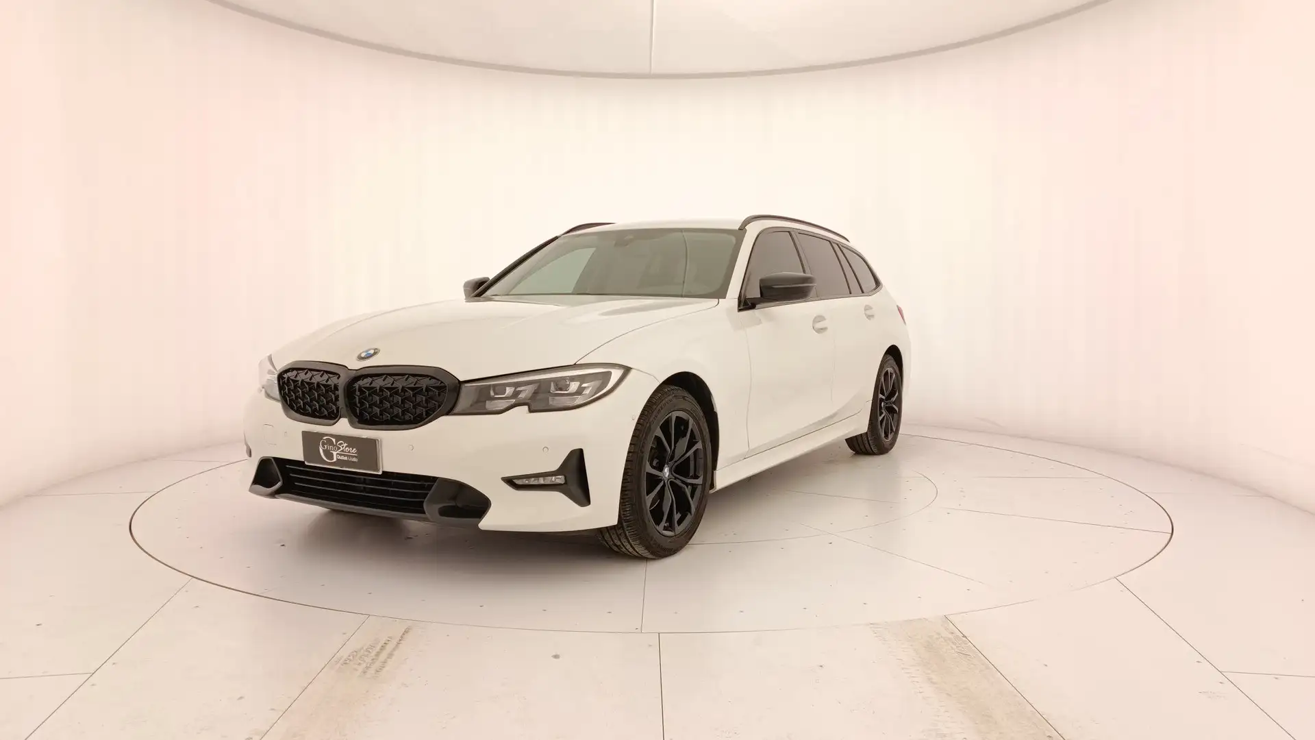 BMW 320 d Touring Sport auto Blanc - 1