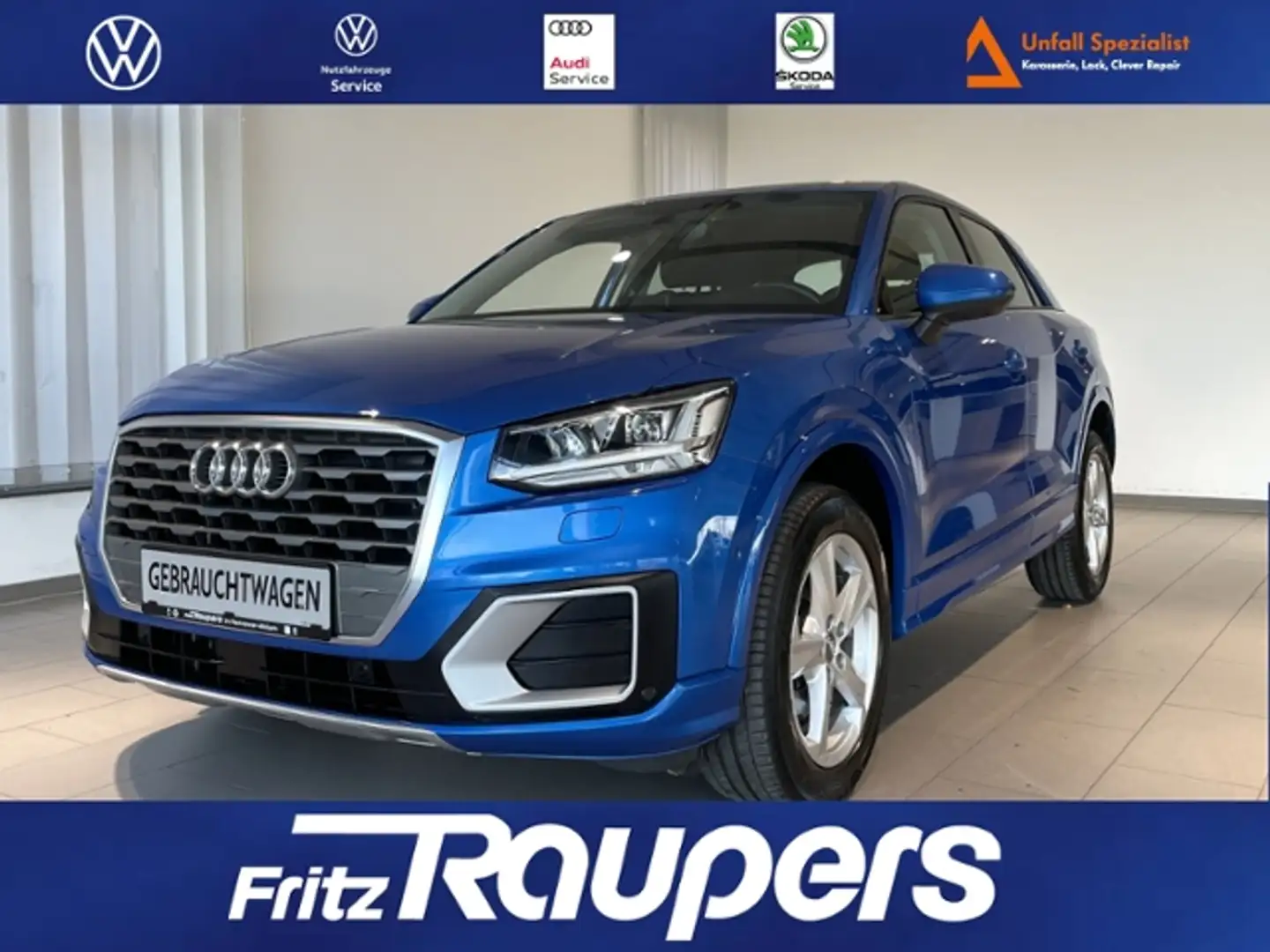 Audi Q2 1.4 TFSI s-tronic sport +AHK+LED+ALARM Azul - 1