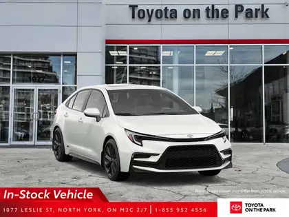 White 2026 Toyota Corolla Hybrid Sedan Automatic