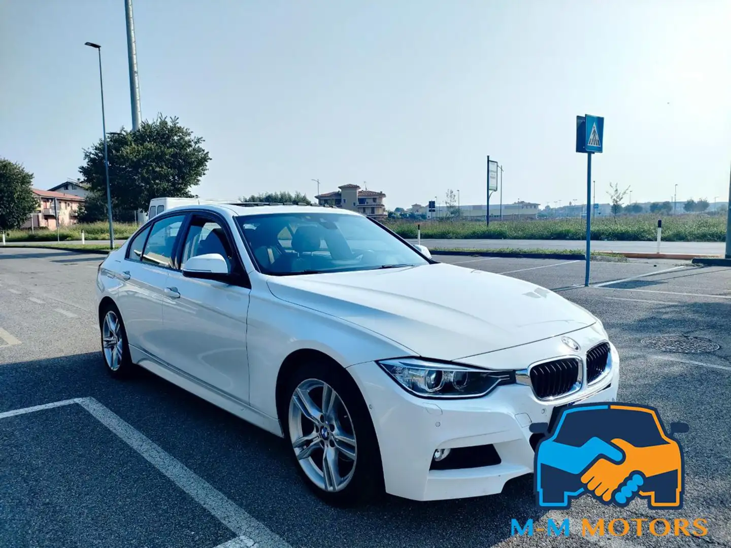 BMW 320 d xDrive Msport Tetto Apribile Blanc - 2