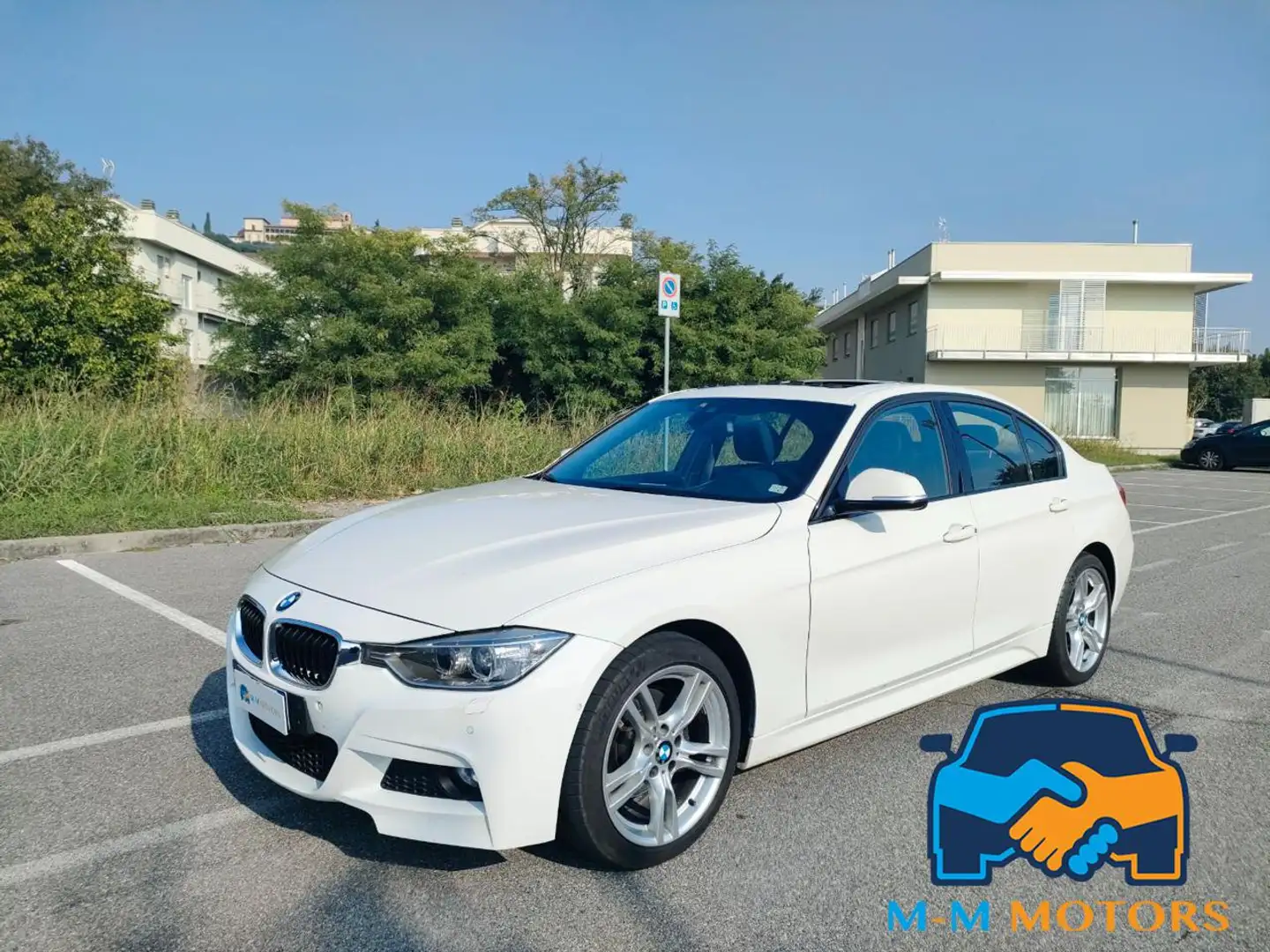 BMW 320 d xDrive Msport Tetto Apribile Bianco - 1