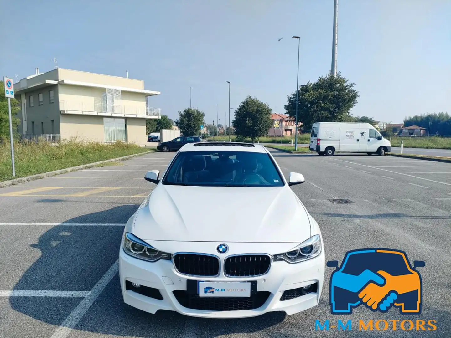 BMW 320 d xDrive Msport Tetto Apribile Bianco - 2