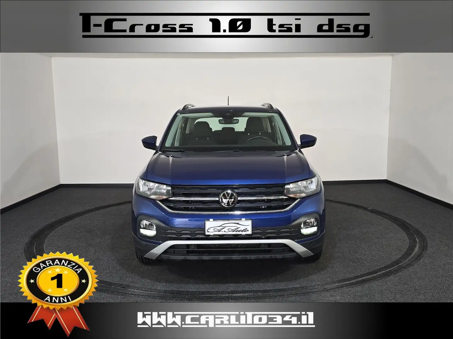Volkswagen T-Cross 1.0 tsi Advanced 110cv dsg Blau - 1
