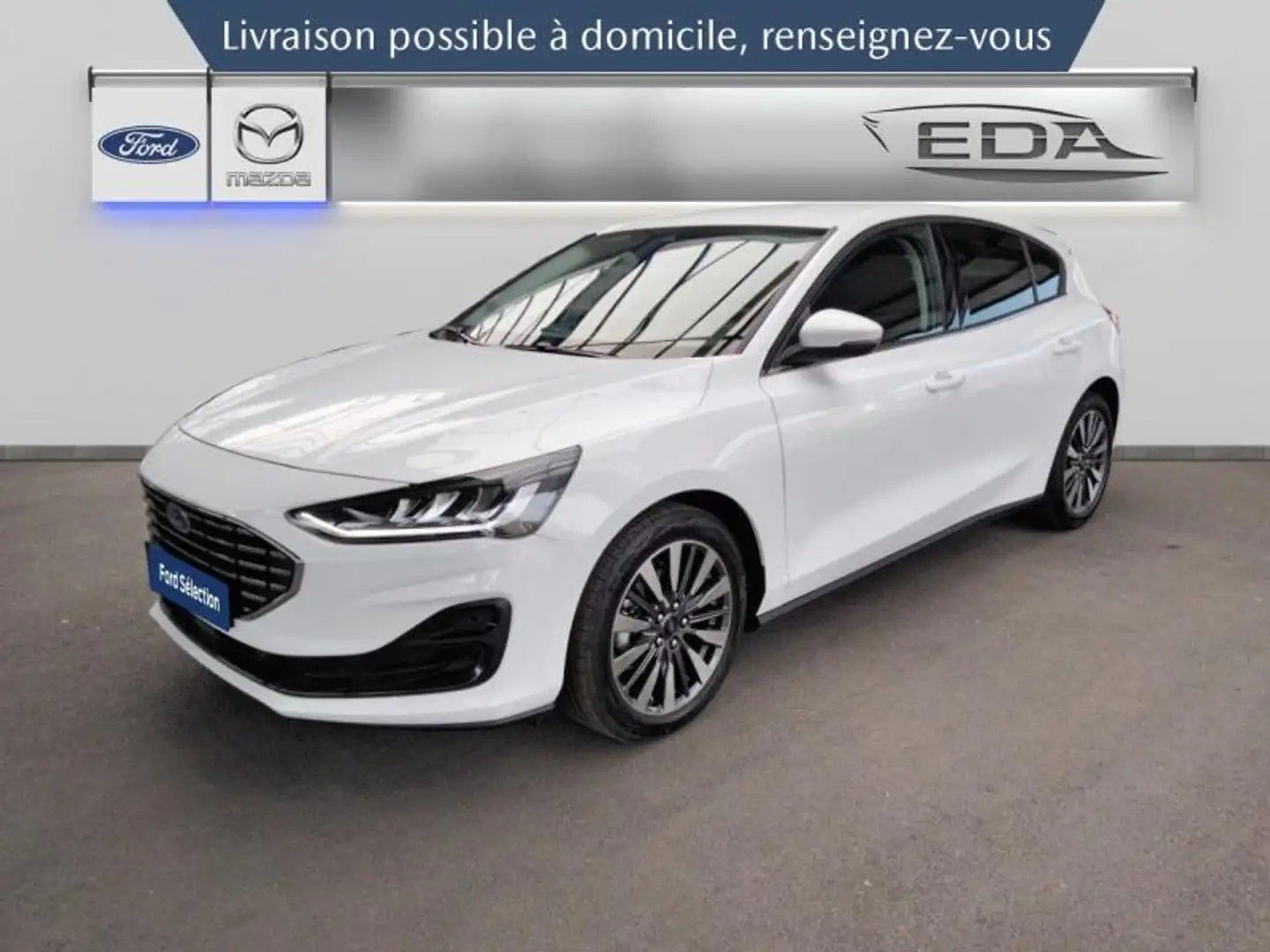 Ford Focus 1.0 Flexifuel mHEV 125ch Titanium Style Wit - 1