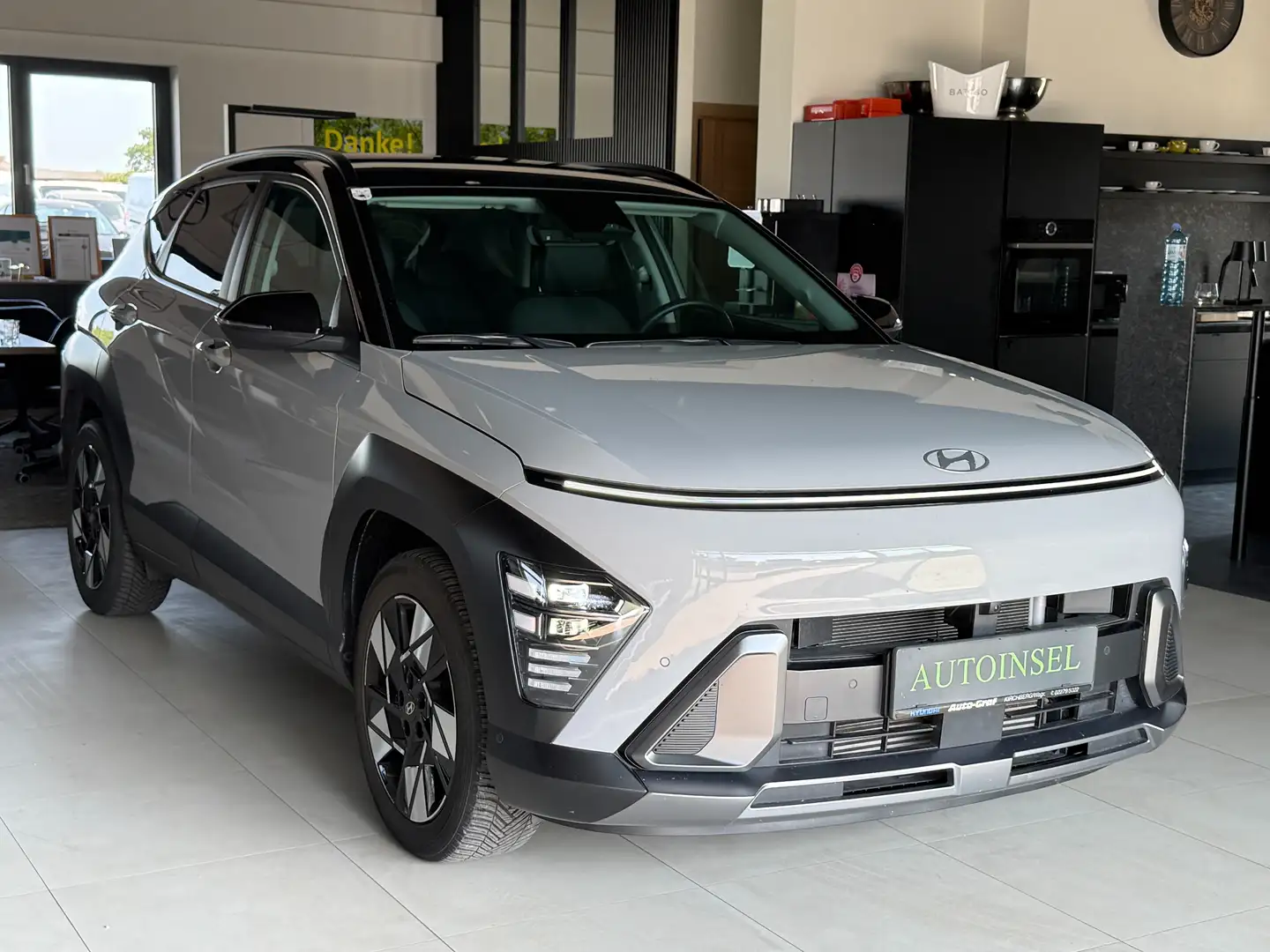 Hyundai KONA Aut. Vollausstattung leasingfähig Grijs - 2