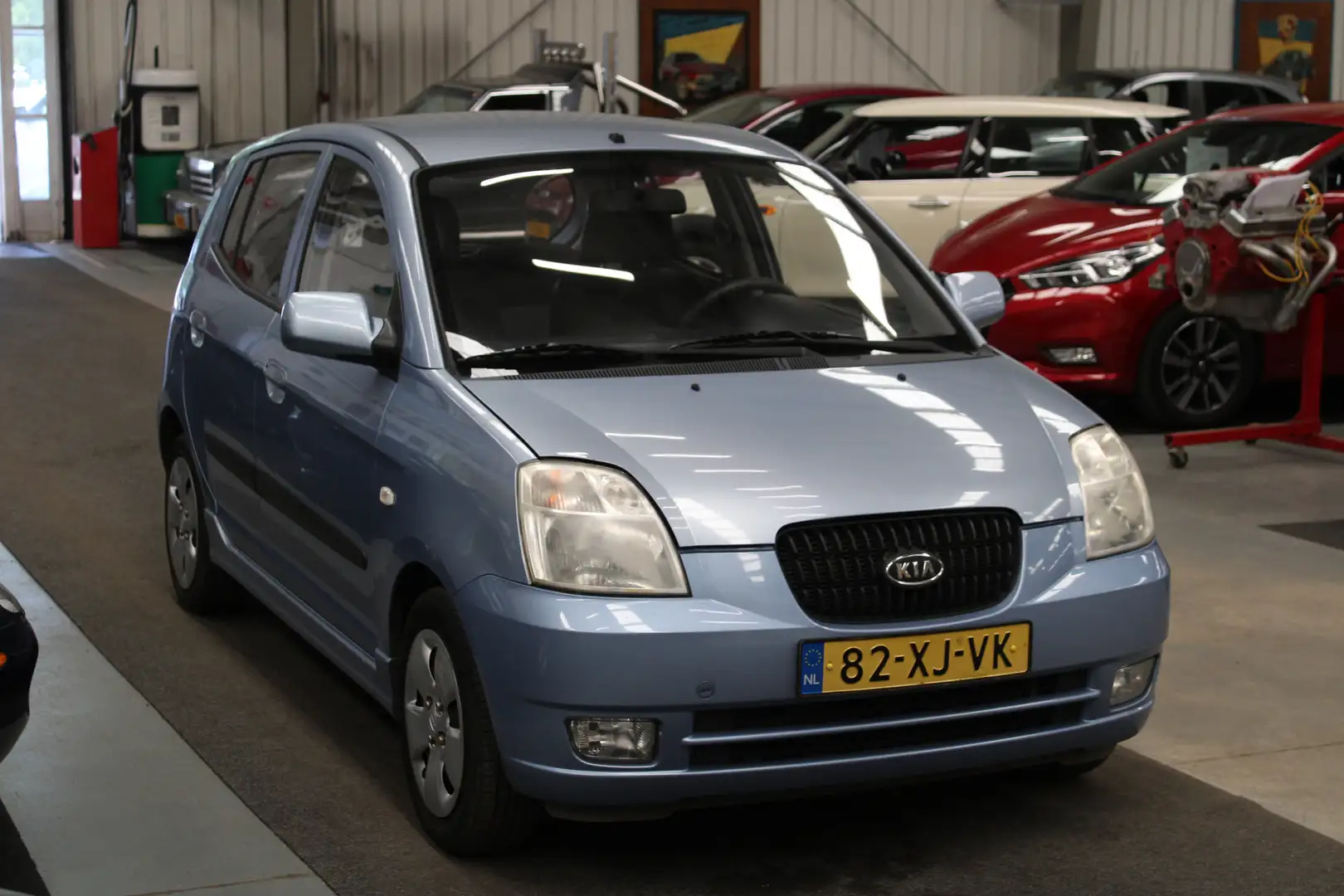 Kia Picanto 1.0 D-light NAP, Airco, 5 Deurs Blauw - 2
