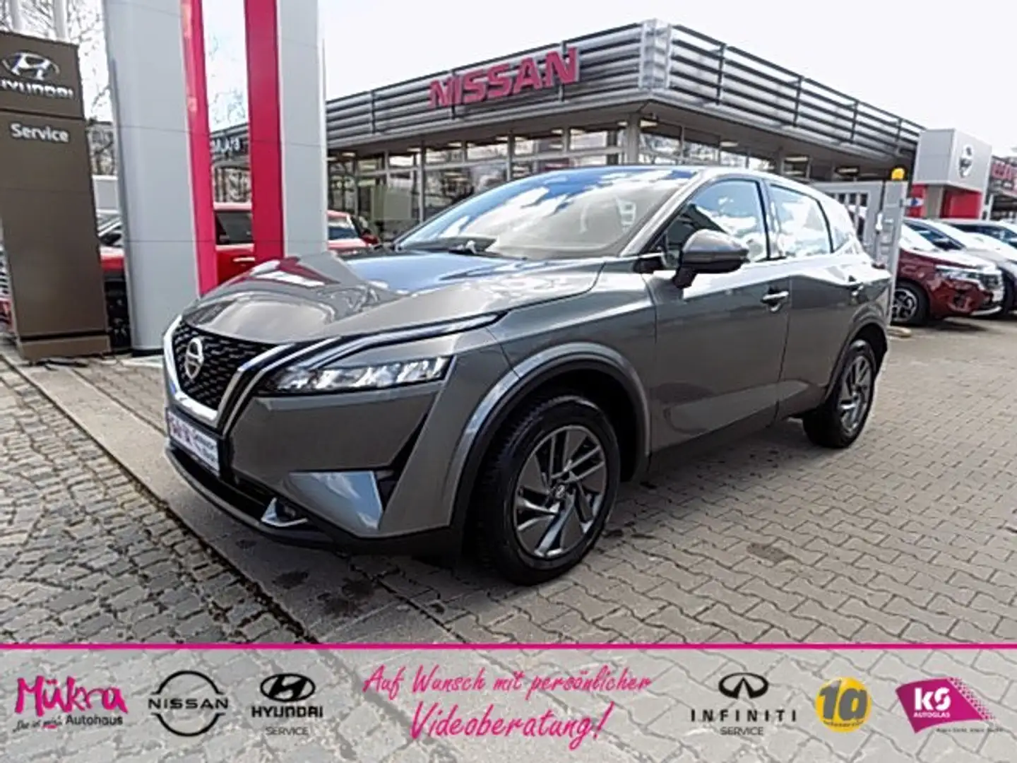 Nissan Qashqai Acenta 1.3 DIG-T MHEV 140PS MildHybrid 6-Gang Gris - 1